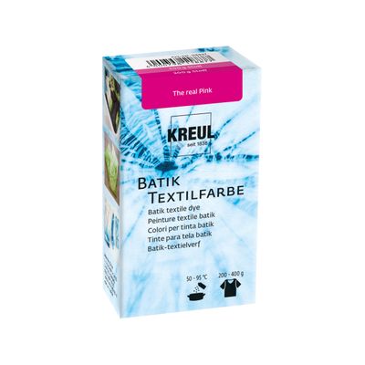 KREUL 98537 Batik Textile Dye, The Real Pink, 70 g