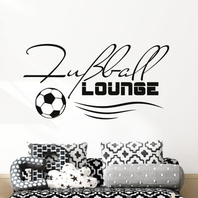 GRAZDesign Soccer Wall Decal Lounge - 77 x 40 cm / 049 Royal Blue