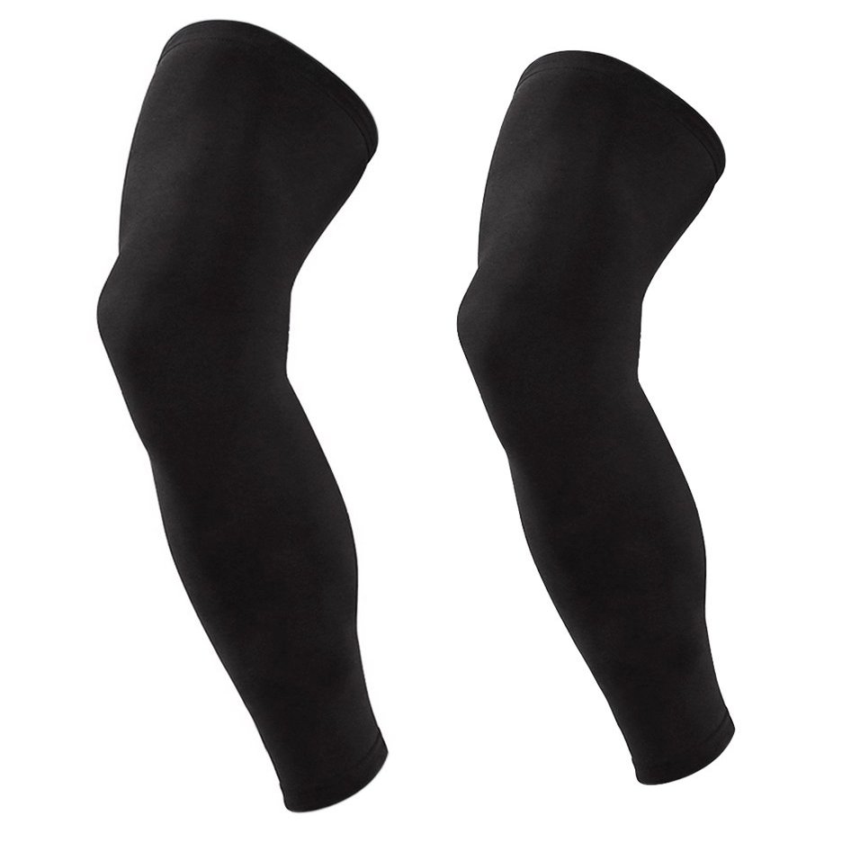 Shin Guards Knee Sleeves, 1 Pair, Unisex, XL, Black