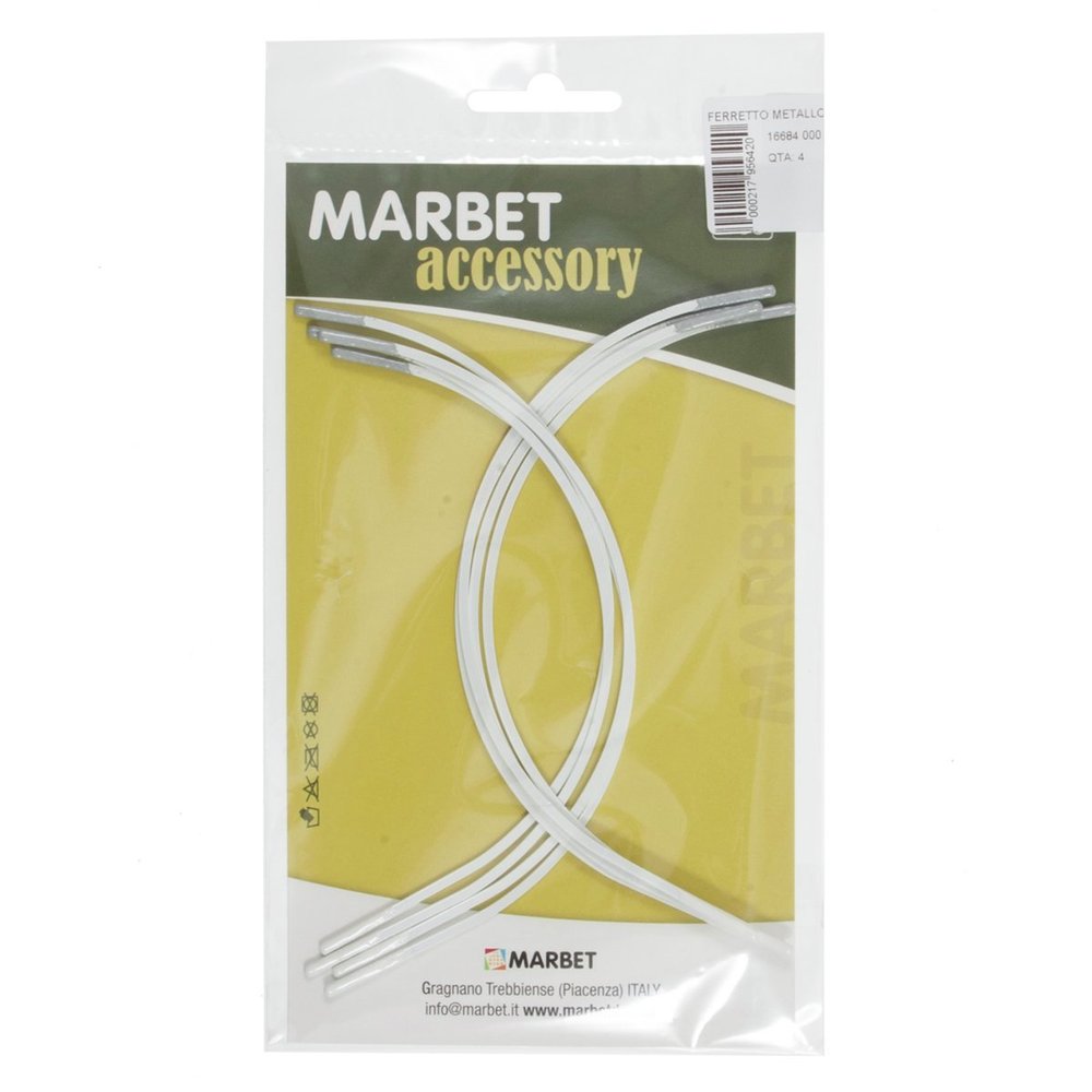 Bra Underwires, 4 Pairs, 21 cm, White