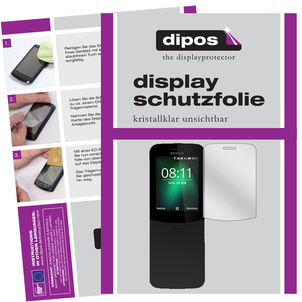 dipos 6x Clear Screen Protector for Nokia 8110 4G