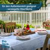 Washable Oilcloth Tablecloth, Light Blue Marble, Rectangular, 130 x 470 cm view 3