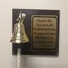 15.2 cm Solid Brass Wall-Mounted Ship's Bell for Reception, School, Outdoor, Indoor, Dinner and Church, The Metal Magician view 3