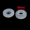 sourcingmap Convex Silicone Washers, 19 mm OD, 10 mm ID, 3 mm Thick, White, 15-Pack view 2
