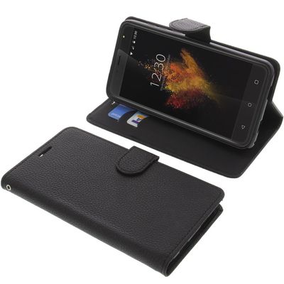 foto-kontor Book-Style Case for Wieppo S6 Lite, Black
