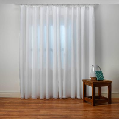 Made-to-Measure Voile Sheer Curtain, 225 x 500 cm (H x W)