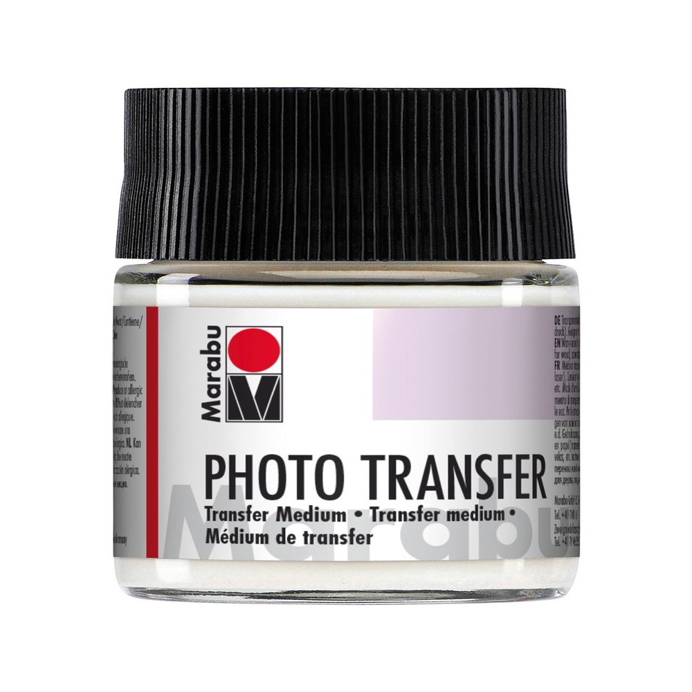 Marabu Photo Transfer Medium, Transparent, Water-Based, 50 ml