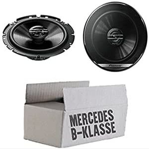 JUST SOUND Lasse W245 Front Speaker Set with Pioneer TS-G1720F, 16.5 cm, 2-Way Coaxial, for Mercedes B-Class