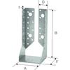 SIMPSON BSIN45/78 Internal Joist Hanger BSI 45 x 78, Hot-Dip Galvanized, with ETA view 2