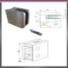 PMC V2A Stainless Steel Glass Clamp for Railings view 2