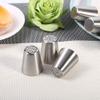 6 Stainless Steel Flower Piping Tips for Cake Decorating view 2