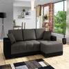 Mirjan24 Dallas Corner Sofa with Storage and Sleeper Function, Right-Sided, Alova 04 + Alova 36 view 2