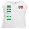 Mexico 2026 World Cup Tank Top with Custom Name & Number, Men's T-Shirt Jersey, Mexico Soccer Fan Shirt, White, M view 2