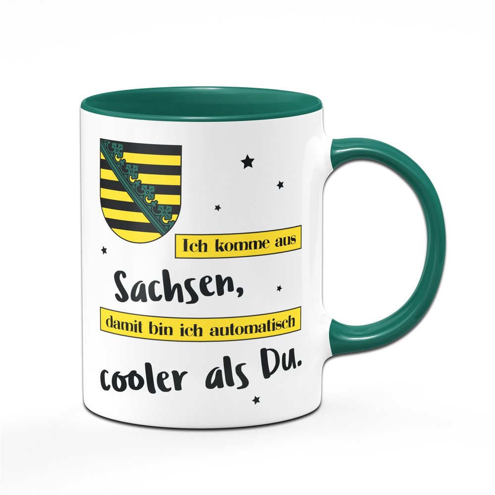Tassenbrennerei Mug “I’m from Saxony, So I’m Automatically Cooler Than You”