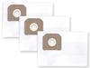 3x 6-Layer Fleece Dust Filter Bags for Fine/Construction Dust, Flex VC 25 L (MC) view 2