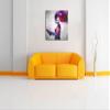 Pixxprint Abstract Woman with Book Artwork, 70 x 70 cm, Square Canvas Wall Art, Ready-Stretched view 2