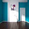 Pixxprint Abstract Woman with Book Artwork, 70 x 70 cm, Square Canvas Wall Art, Ready-Stretched view 4
