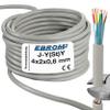 EBROM J-Y(St)Y 4x2x0.6 mm Shielded Telephone Cable - 11 m view 1