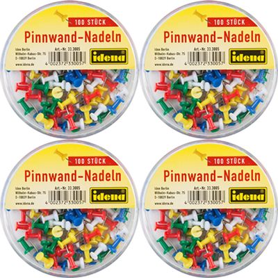 Idena 333005 - Pushpins, 100 pcs. (4)