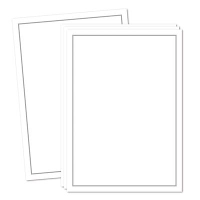 1000 Sheets A4 Mourning Paper with Gray Border, 90 gsm by GUSTAV NEUSER