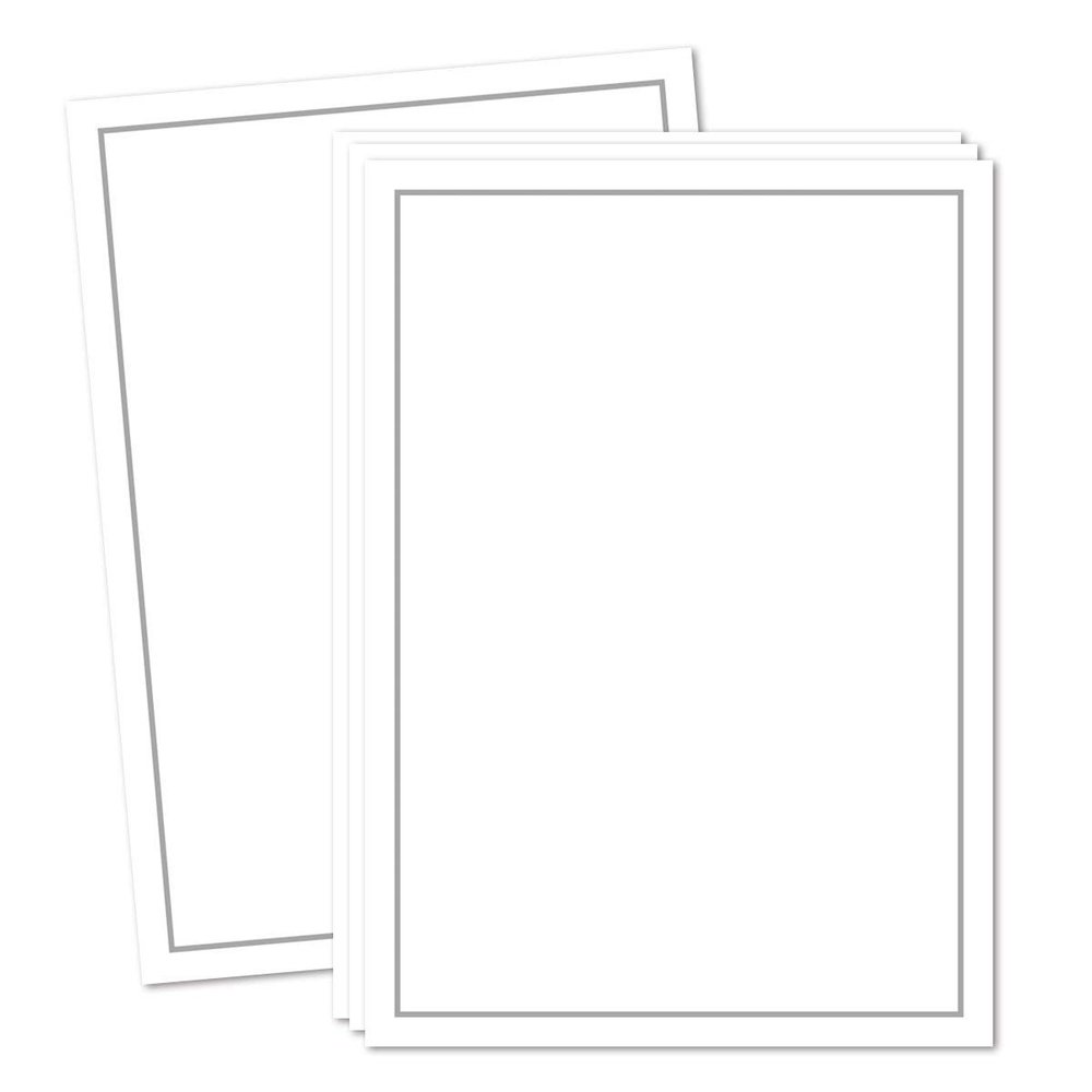 1000 Sheets A4 Mourning Paper with Gray Border, 90 gsm by GUSTAV NEUSER