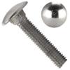 OPIOL QUALITY M6 x 35 mm Stainless Steel A2/V2A Carriage Bolts, DIN 603, 10-Pack view 1
