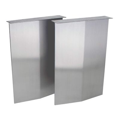 KTC Tec Stainless Steel Diamond-Shaped Table Legs, 1 Pair