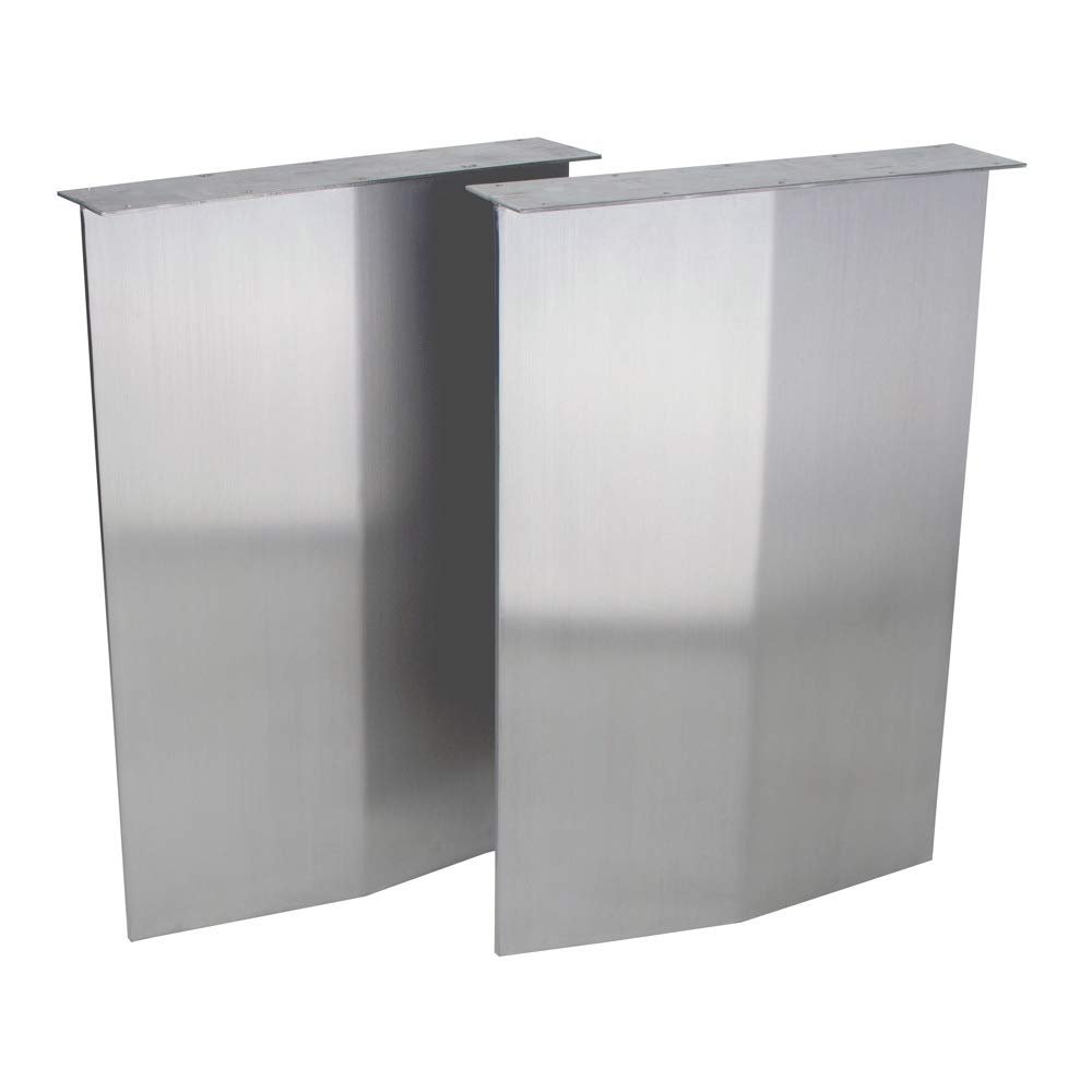 KTC Tec Stainless Steel Diamond-Shaped Table Legs, 1 Pair