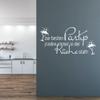 GRAZDesign Kitchen Wall Decal Sayings The Best Parties | Self-Adhesive Kitchen Sticker - 81 x 40 cm / 070 Black view 3