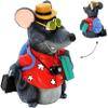 Large Mouse Tourist Money Bank with Suitcase, Backpack and Bag view 1