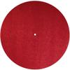 Dynavox PM2 Turntable Mat for Record Players, Anti-Static Felt, 30 cm, Red view 1