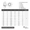 OPIOL QUALITY M24 DIN 985 Low-Profile Lock Nuts, A2/V2A Stainless Steel, 50-Pack view 3
