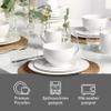 vivo by Villeroy & Boch Group Basic White 18-Piece Coffee Service Set, White, for 6, Premium Porcelain view 2
