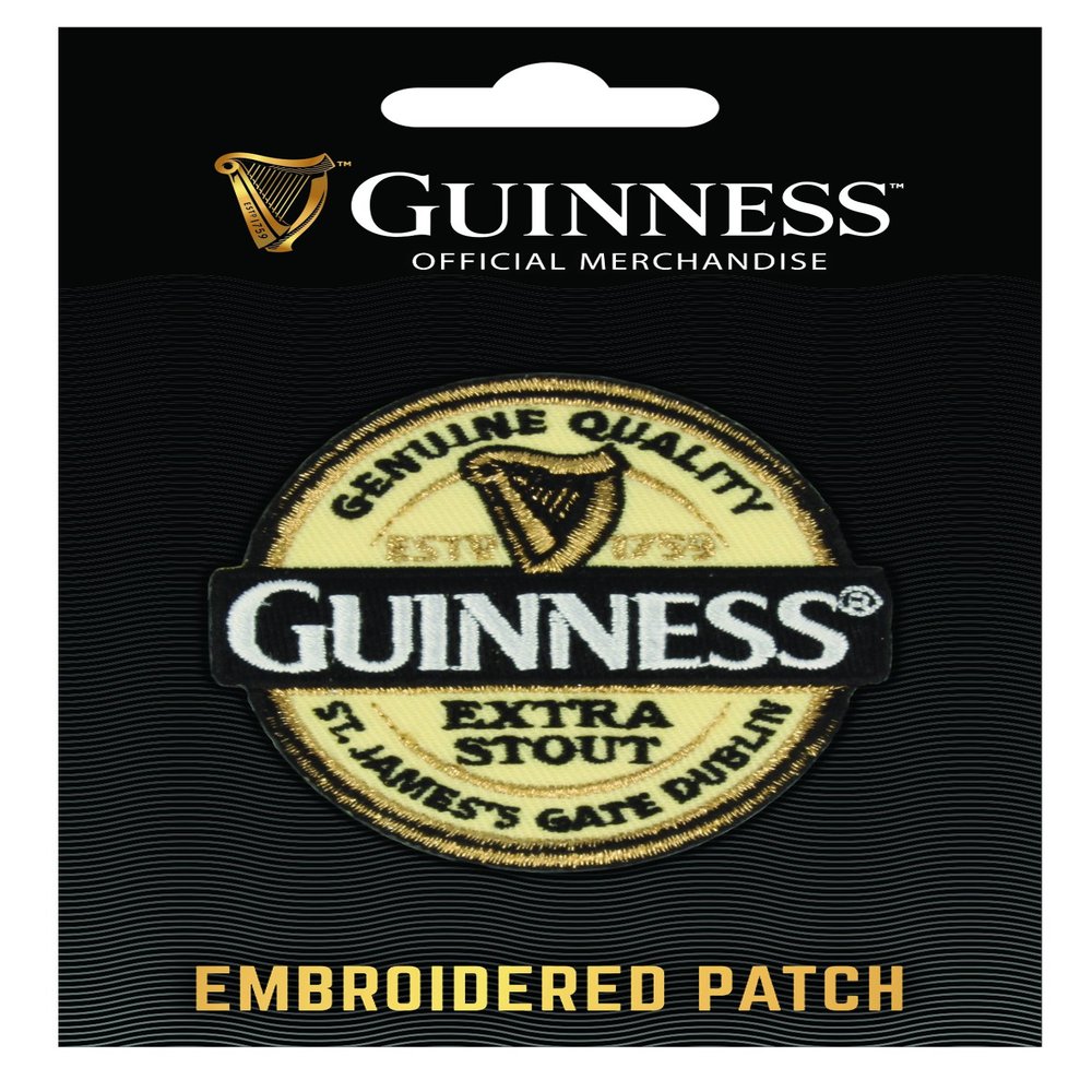 Guinness Embroidered Irish Patch