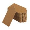 Inovey 100 Kraft Paper Gift Tags, Wedding Labels, Baking Tags, Blank Tags - Black view 1