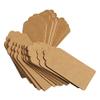 Inovey 100 Kraft Paper Gift Tags, Wedding Labels, Baking Tags, Blank Tags - Black view 4