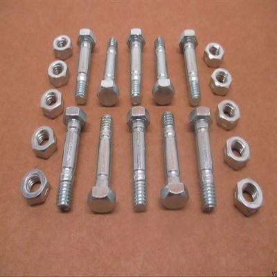 Oregon 10-Pack 80743 Snow Blower Shear Pins and Nuts for MTD 7100890A/9100890A