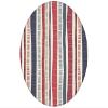 Modern Blue and Pink Graphic “Dotted Lines” Wallpaper, 2.6 m x 46.5 cm view 1