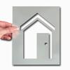 Beach Hut Chalet Stencil, Nautical & Coastal Decor, Reusable, XS/11 x 17 cm view 2