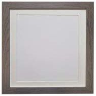 Frames by Post H7 Picture Frame, Dark Grey with Ivory Mount, 24 x 18 in Image Size, 45 x 30 cm, Plastic Glazing