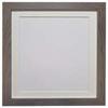 Frames by Post H7 Picture Frame, Dark Grey with Ivory Mount, 24 x 18 in Image Size, 45 x 30 cm, Plastic Glazing view 1