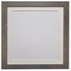Frames by Post H7 Picture Frame, Dark Grey with Ivory Mount, 24 x 18 in Image Size, 45 x 30 cm, Plastic Glazing view 2