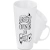 Shirtinstyle Conical Ceramic Mug, World's Best Cousin view 1