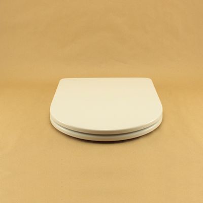 Toilet Seat for VITRA S50, TERMOINDUR, White, Stainless Steel Hinges, Standard or Soft-Close