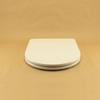Toilet Seat for VITRA S50, TERMOINDUR, White, Stainless Steel Hinges, Standard or Soft-Close view 1