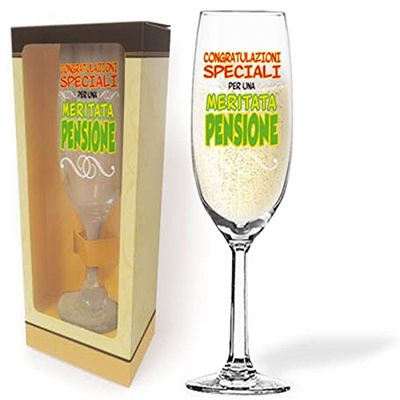 Retirement Champagne Flute