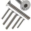 Stahlia M8 x 45 mm Stainless Steel Countersunk Screws, 10-Pack, Hex Socket, Full Thread, DIN 7991 view 1