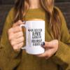 TassenTicker – “The Coolest Alpacas Are Born in November” Birthday Mug – White view 4