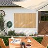 Wallario Outdoor Poster for Garden or Balcony, Light Wood Panels, Approx. 120 x 180 cm view 2