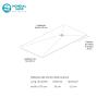 Black Marble-Resin Shower Tray with Stone and Concrete Effect PLUS - Messe view 2